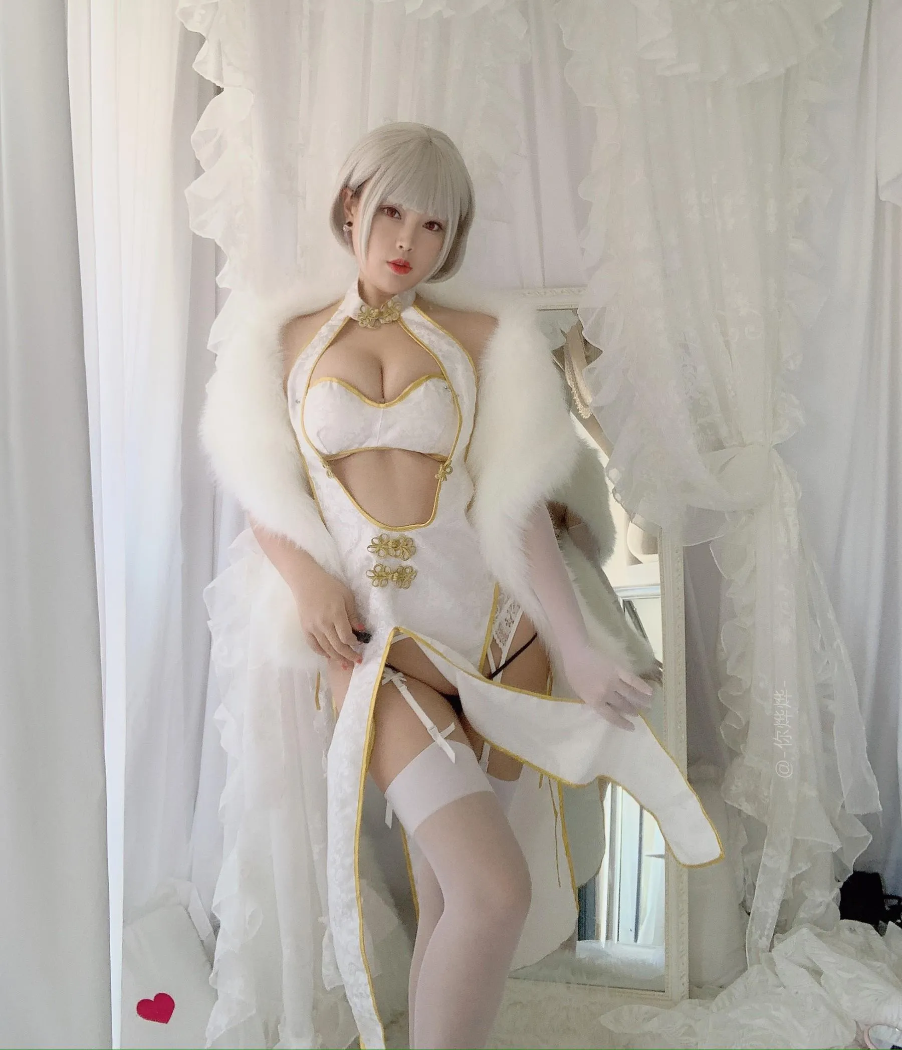 白烨 – NO.12 白旗袍 [41P]插图7